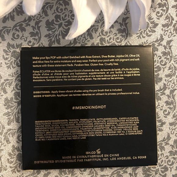 ISH Statement REDS Lip Palette 6 Colours - Picture 3 of 5